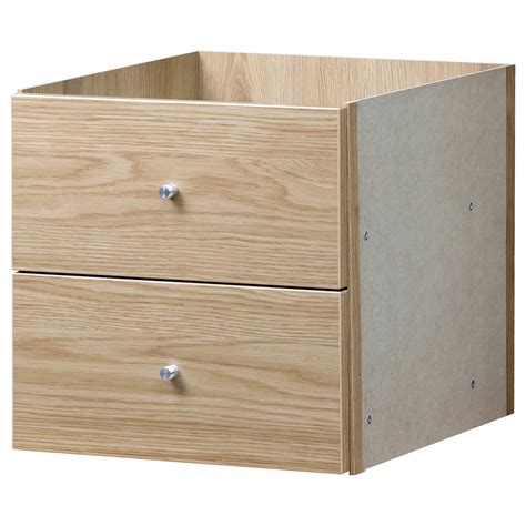 kallax insert with 2 drawers|ikea kallax insert size.